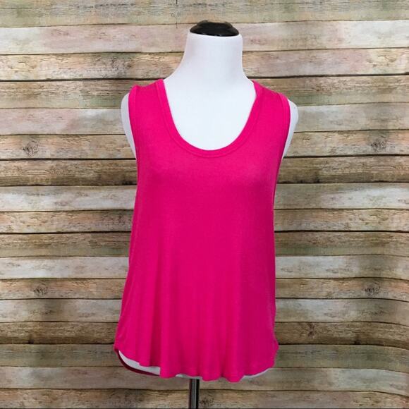 NWT Free People Take the Plunge Fuchsia Tank Top - Fuchsia - Small - Picture 5 of 12